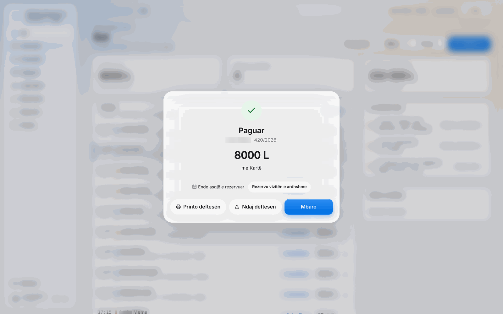 DentalCare – Payment completed